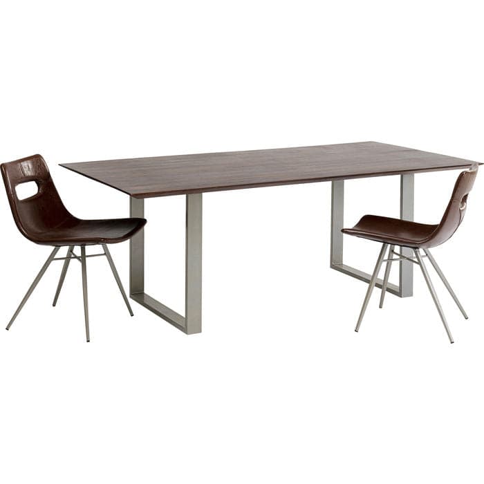 Dark Silver Dining Table