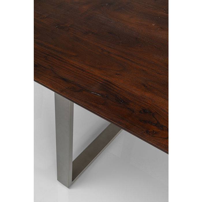 Table Symphony Dark Silver 200x100 - JULIA VENCE STORE