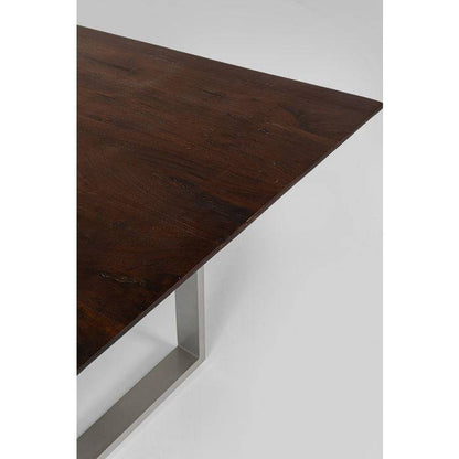 Table Symphony Dark Silver 200x100 - JULIA VENCE STORE