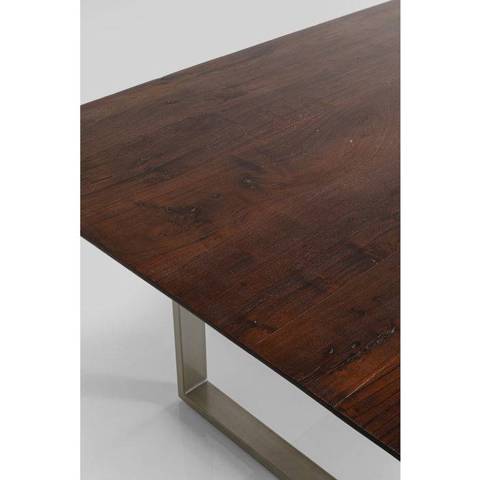 Table Symphony Dark Silver 200x100 - JULIA VENCE STORE