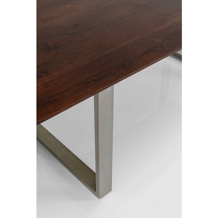 Table Symphony Dark Silver 200x100 - JULIA VENCE STORE