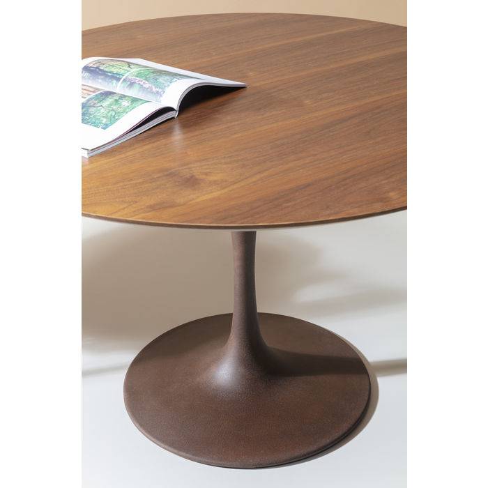 Table Top Invitation Round Walnut ‚àö√≤120cm - JULIA VENCE STORE