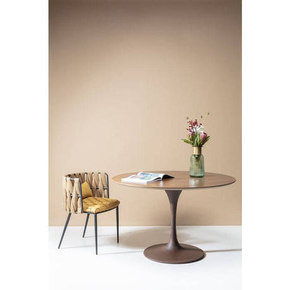 Table Top Invitation Round Walnut ‚àö√≤120cm - JULIA VENCE STORE