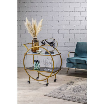 Tray Table Loft Brass - JULIA VENCE STORE