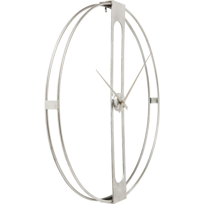 Wall Clock Clip Silver Ø60cm - JULIA VENCE STORE