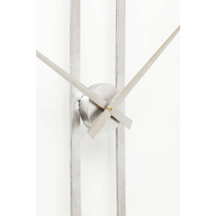 Wall Clock Clip Silver Ø60cm - JULIA VENCE STORE