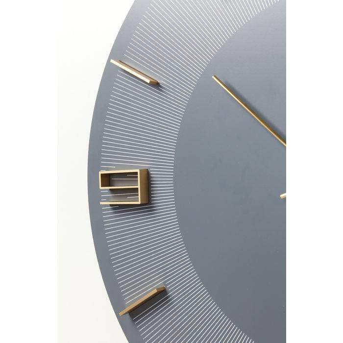 Wall Clock Leonardo Grey/Gold Ø49cm - JULIA VENCE STORE