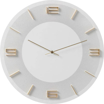 White Gold Wall Clock