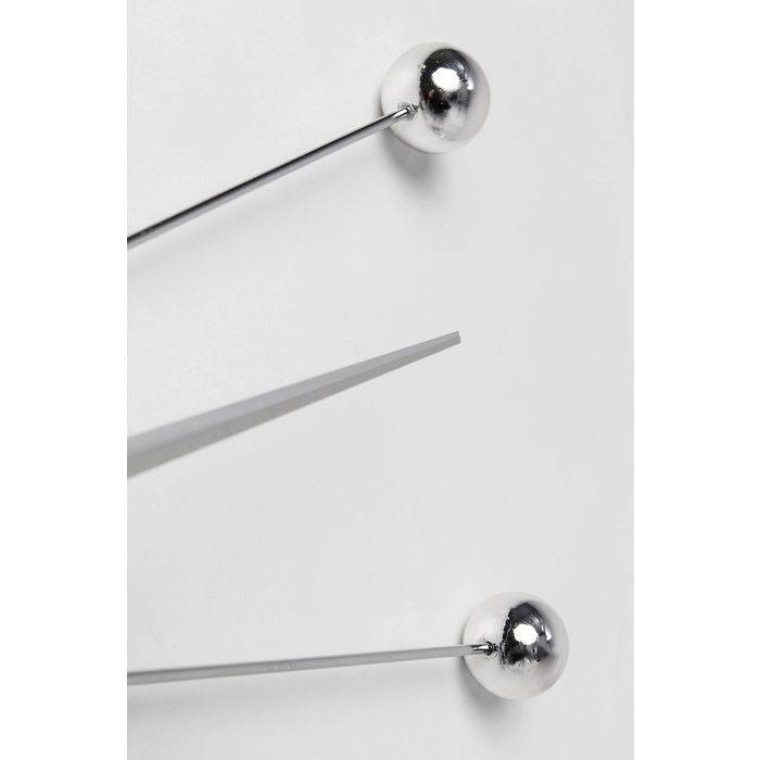 Wall Clock Like Umbrella Balls Chrome - JULIA VENCE STORE