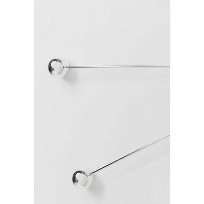 Wall Clock Like Umbrella Balls Chrome - JULIA VENCE STORE