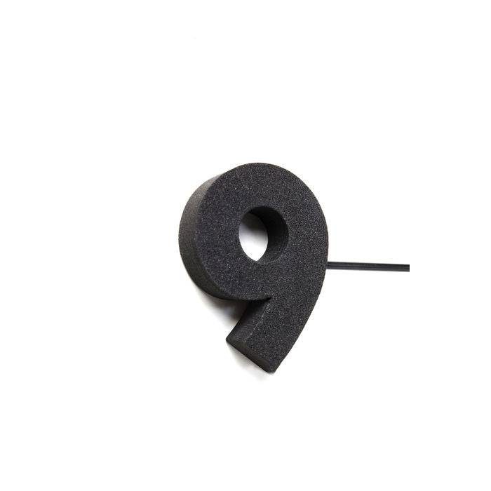 Wall Clock Like Umbrella Black - JULIA VENCE STORE