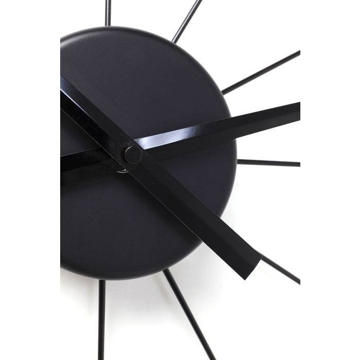 Wall Clock Like Umbrella Black - JULIA VENCE STORE