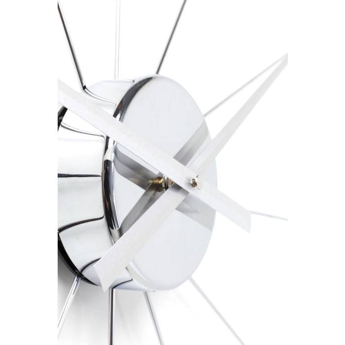 Wall Clock Like Umbrella Chrome - JULIA VENCE STORE