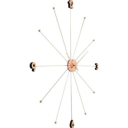 Wall Clock Like Umbrella Rose Gold - JULIA VENCE STORE