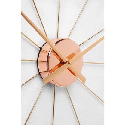 Wall Clock Like Umbrella Rose Gold - JULIA VENCE STORE