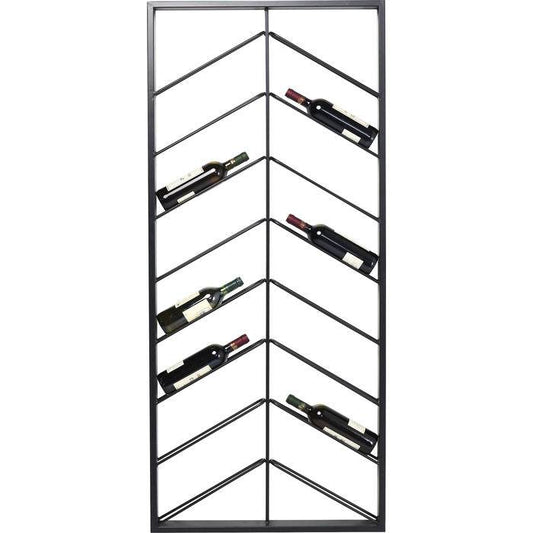 Wall Wine Shelf Bistro Double 160cm - JULIA VENCE STORE