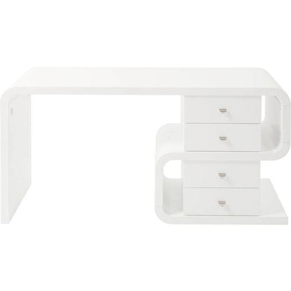 White Club Desk Snake 150x70cm - JULIA VENCE STORE