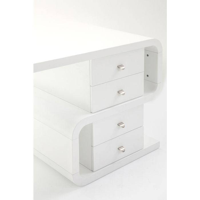 White Club Desk Snake 150x70cm - JULIA VENCE STORE