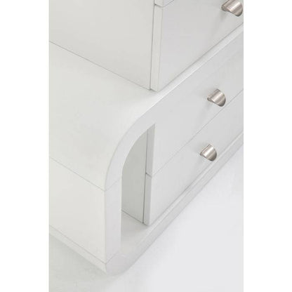 White Club Desk Snake 150x70cm - JULIA VENCE STORE