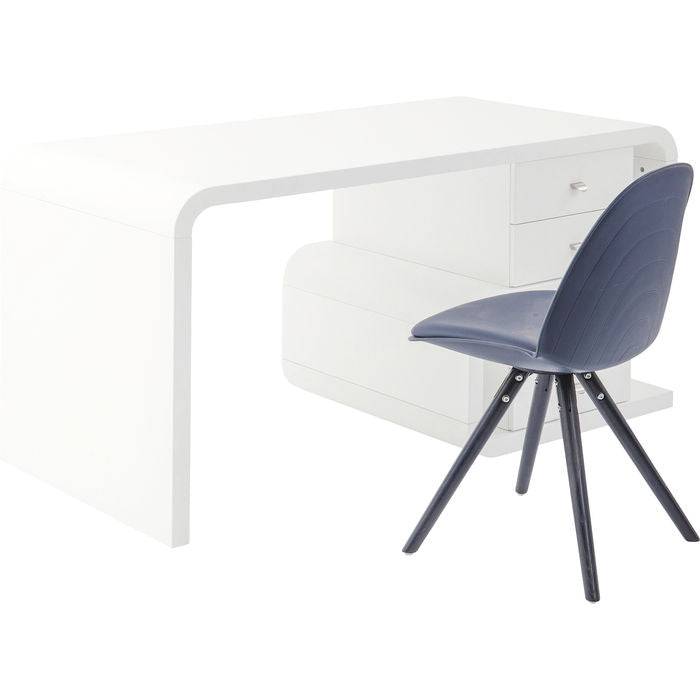 White Club Desk Snake 150x70cm - JULIA VENCE STORE