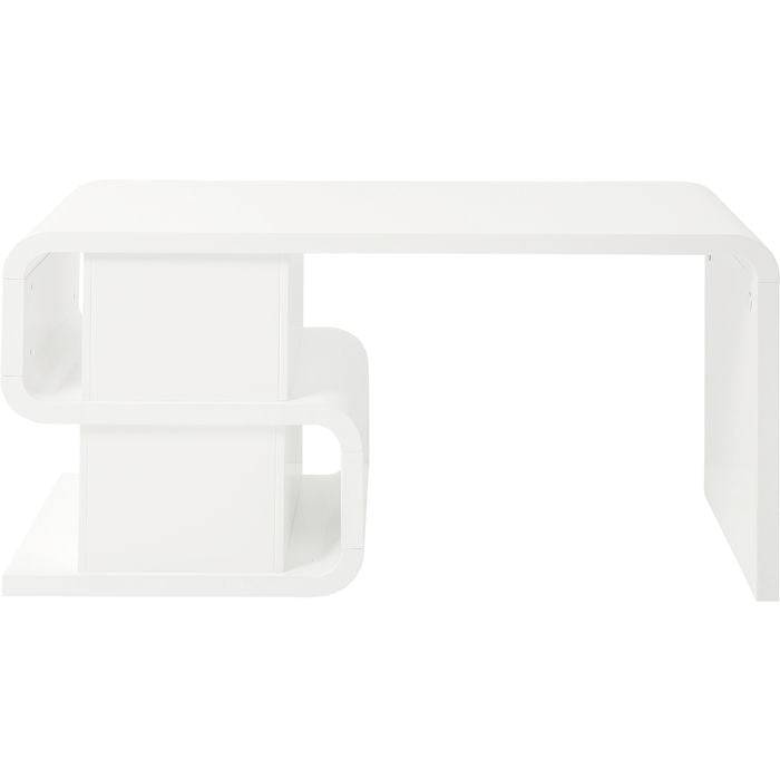 White Club Desk Snake 150x70cm - JULIA VENCE STORE