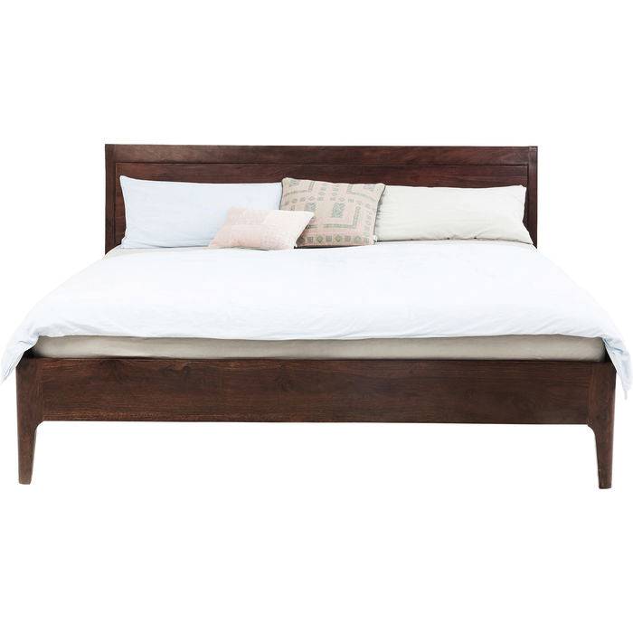 Wooden Bed Brooklyn Walnut 160x200cm - JULIA VENCE STORE