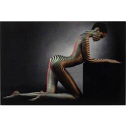 Picture Glass Body Aesthetics Lady 120x80cm - JULIA VENCE STORE